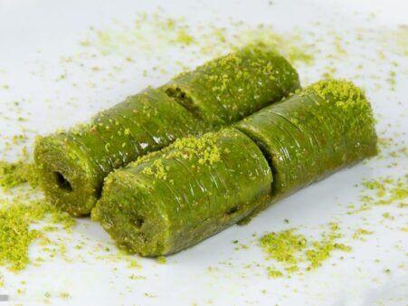Pistachio Wrap Baklava, 1 kg