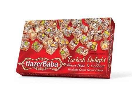 Mixed Nuts & Coconut Turkish Delight , 350 g
