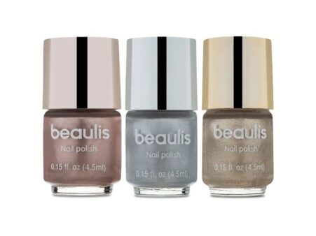 Beaulis 3-Piece Nail Polish Metallic Series