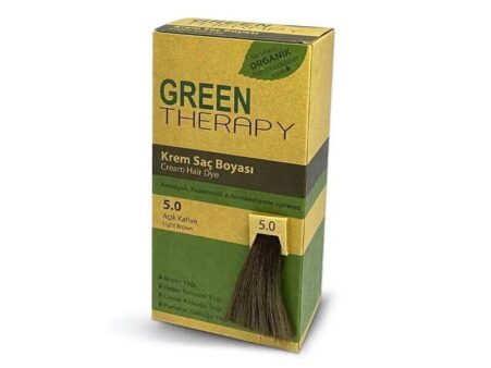 Green Therapy Hair Dye No. 5.00 Light Brown – Organic & Ammonia-Free